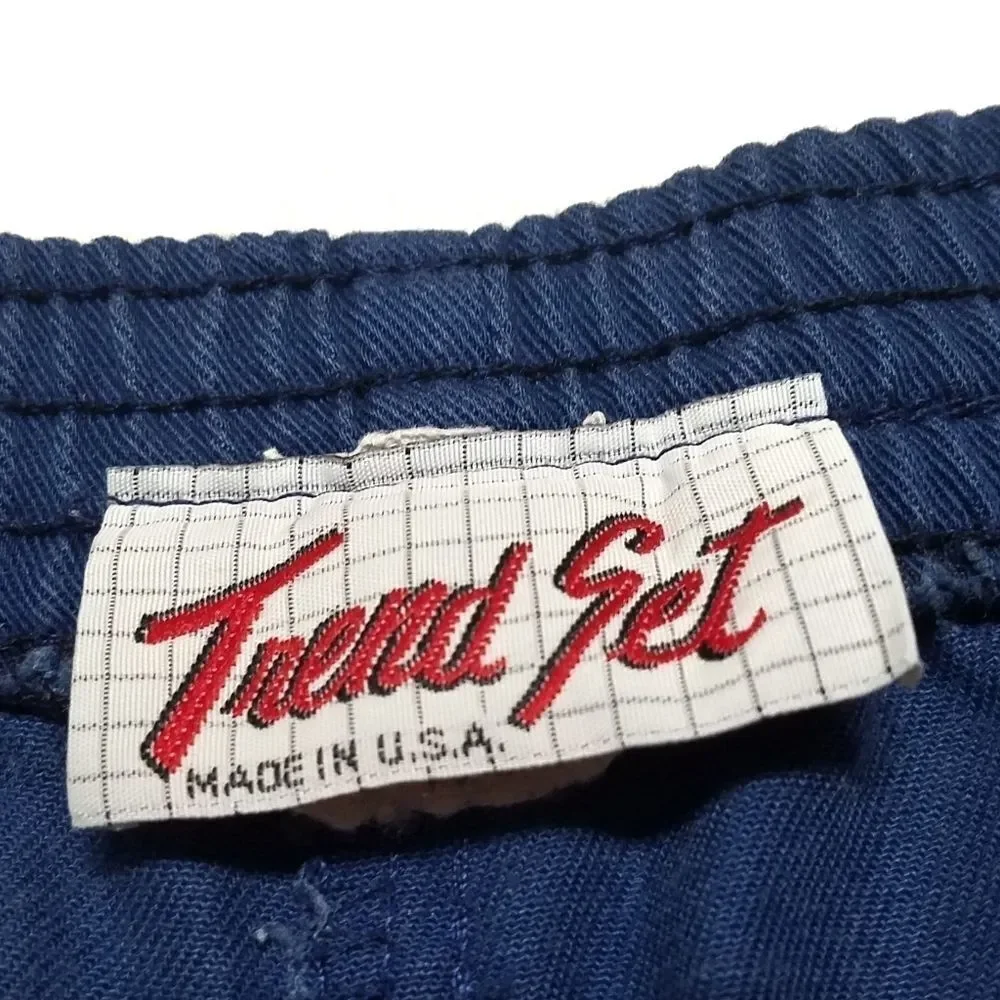 VINTAGE 80s Trend Set Blue High Rise Mom Pants